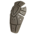 The Condor Knee Pad Pro Inserts are curved, segmented gray armor pieces with a central raised area and multiple holes, designed for protective padding in sports or motorcycling.