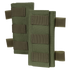 The Condor Shoulder Pad PC is a green fabric pouch with horizontal straps and Velcro closures, ideal for military or law enforcement, and perfect for EDC on tactical gear or backpacks.