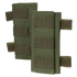 The Condor Shoulder Pad PC is a green fabric pouch with horizontal straps and Velcro closures, ideal for military or law enforcement, and perfect for EDC on tactical gear or backpacks.