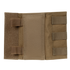 The Condor Shoulder Pad PC is a tan tactical nylon and leather pouch with hook-and-loop closures, multiple elastic straps on the right side, and added shock protection—an essential piece of tactical gear.
