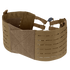 Condor LCS VAS Modular Cummerbund in brown, featuring adjustable straps, mesh interior, and laser-cut MOLLE slots, displayed against a plain white background.