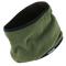 The Condor Reversible Gaiter features green textured fabric, black trim, and a small label at the edge—ideal for bushcraft or law enforcement—shown against a white background.
