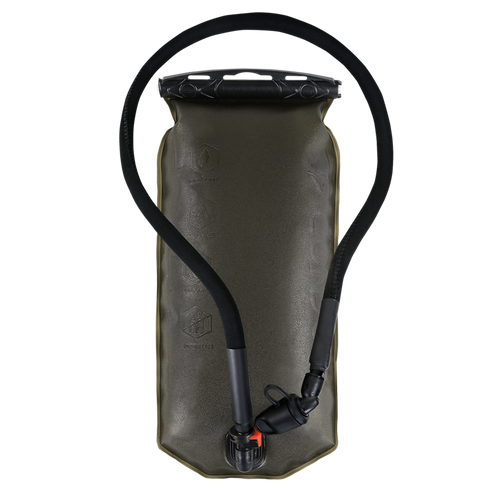The Condor Hydration Carrier - MultiCam Black is designed for backpacks or hydration packs, featuring a tactical black design—ideal for law enforcement and first responders.