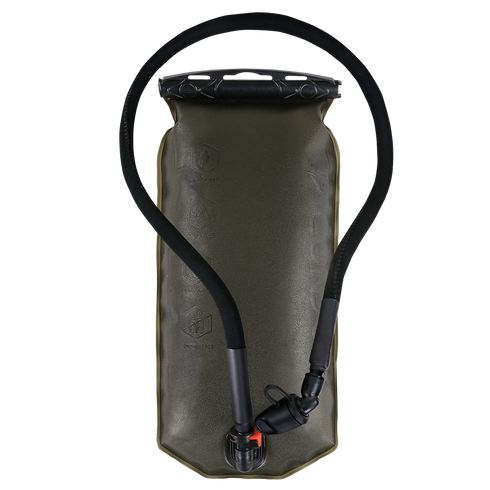 The Condor Hydration Carrier - MultiCam Black is designed for backpacks or hydration packs, featuring a tactical black design—ideal for law enforcement and first responders.
