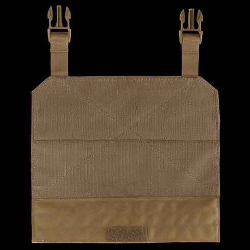 The Condor LCS VAS Molle Panel in tan features webbing and adjustable top buckles, designed for secure attachment to modular vests or backpacks. Now on sale!.
