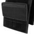 Close-up of the Condor Specter Kangaroo Pocket tactical vest in black, featuring a front pouch and multiple straps—ideal for law enforcement or first responders needing to attach extra gear.