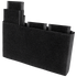 The Condor Specter Kangaroo Pocket is a black fabric pouch with three vertical compartments and Velcro exterior—perfect for EDC or organizing gear at the range.