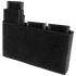 The Condor Specter Kangaroo Pocket is a black fabric pouch with three vertical compartments and Velcro exterior—perfect for EDC or organizing gear at the range.