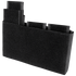 The Condor Specter Kangaroo Pocket is a black fabric pouch with three vertical compartments and Velcro exterior—perfect for EDC or organizing gear at the range.