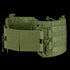 Condor RS Cummerbund Retro Kit in olive green with MOLLE webbing, adjustable straps, plastic buckles, and hook-and-loop fastener—ideal for military and law enforcement—displayed on a white background.