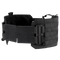 The Condor RS Cummerbund Retro Kit in black features adjustable straps, mesh lining, and MOLLE webbing for gear attachment, shown open and empty on a plain background.