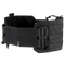 The Condor RS Cummerbund Retro Kit in black features adjustable straps, mesh lining, and MOLLE webbing for gear attachment, shown open and empty on a plain background.