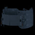 The Condor RS Cummerbund Retro Kit is a dark blue tactical utility belt with adjustable straps, hook-and-loop fasteners, plastic buckles, and webbing for modular attachments—ideal for law enforcement or military use. Shown on a white background.