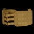 The Condor RS Cummerbund Retro Kit is a tan tactical MOLLE cummerbund with webbing and elastic cord adjustment, designed for use with plate carriers or body armor systems—ideal for military or law enforcement.