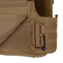 Close-up of the Condor RS Cummerbund Retro Kit in tan, featuring MOLLE webbing and a tan tourniquet secured with a black strap.