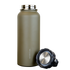 The Condor Vacuum Sealed Thermal Bottle, featuring an olive green stainless steel body and a black and silver screw-on lid, is an EDC essential designed for military or law enforcement professionals on the go.