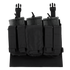 The Condor VAS M14 Recon Panel | SALE is a black tactical chest rig with four magazine pouches and adjustable shoulder straps—perfect for military or bushcraft use.