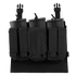 The Condor VAS M14 Recon Panel | SALE is a black tactical chest rig with four magazine pouches and adjustable shoulder straps—perfect for military or bushcraft use.