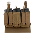 The Condor VAS M14 Recon Panel in tan features five pouches, each holding a black rifle magazine—perfect for law enforcement or EDC—shown on a white background.