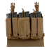 The Condor VAS M14 Recon Panel in tan features five pouches, each holding a black rifle magazine—perfect for law enforcement or EDC—shown on a white background.