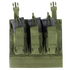 The Condor VAS Kangaroo Mag Panel Gen II features three compartments for black rifle magazines, secured by elastic retention cords—ideal for military or law enforcement use.