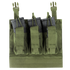 The Condor VAS Kangaroo Mag Panel Gen II features three compartments for black rifle magazines, secured by elastic retention cords—ideal for military or law enforcement use.