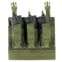The Condor VAS Kangaroo Mag Panel Gen II features three compartments for black rifle magazines, secured by elastic retention cords—ideal for military or law enforcement use.