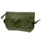 Condor VA Admin Pouch in Olive Drab, featuring a zipper, front elastic cord, and hook-and-loop panel, shown against a plain white background.