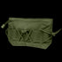 Condor VA Admin Pouch in Olive Drab, featuring a zipper, front elastic cord, and hook-and-loop panel, shown against a plain white background.