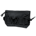 The Condor VA Admin Pouch in black features a zipper closure, elastic cord, and adjustable front fasteners—ideal for organizing and carrying small items.