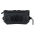 The Condor VA Admin Pouch in black features a zipper closure, elastic cord, and adjustable front fasteners—ideal for organizing and carrying small items.