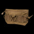 The Condor VA Admin Pouch in coyote brown features a zippered pocket, front bungee cord system, and a hook-and-loop strap on the front.