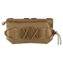 The Condor VA Admin Pouch in coyote brown features a zippered pocket, front bungee cord system, and a hook-and-loop strap on the front.