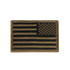 The Condor Reversed Flag Patch features a black and olive drab U.S. flag with stars on the upper right, designed for tactical use on military uniforms.