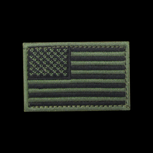 The Condor US Flag Patch features a subdued green and black design, ideal for law enforcement or bushcraft fans, shown on a white background.