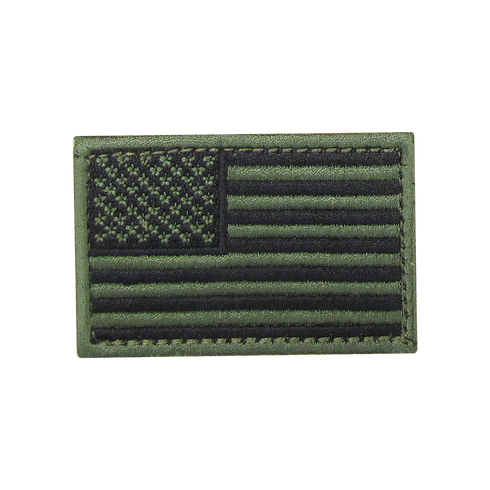 The Condor US Flag Patch features a subdued green and black design, ideal for law enforcement or bushcraft fans, shown on a white background.