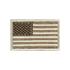 The Condor US Flag Patch is a rectangular fabric patch with a tan and brown embroidered flag on a white background, perfect for military uniforms or EDC gear.