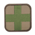 The Condor Medic Patch features a green cross on a tan background with a dark brown border—ideal for EDC or bushcraft enthusiasts.