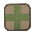 The Condor Medic Patch features a green cross on a tan background with a dark brown border—ideal for EDC or bushcraft enthusiasts.