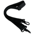 The Condor Shoulder Strap is a black, adjustable strap with two plastic hooks at each end, designed for carrying bags or similar items.