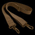 The Condor Shoulder Strap is a brown adjustable nylon strap featuring metal swivel snap hooks on both ends, ideal for bags or equipment.