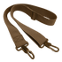 The Condor Shoulder Strap is a brown adjustable nylon strap featuring metal swivel snap hooks on both ends, ideal for bags or equipment.