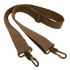 The Condor Shoulder Strap is a brown adjustable nylon strap featuring metal swivel snap hooks on both ends, ideal for bags or equipment.