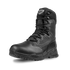 The Condor Brigade 8" Tactical Boots in black feature a high ankle, textured sole, reinforced toe, mesh panels, and lace-up front, shown on a plain white background.