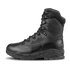 The Condor Brigade 8" Tactical Boots feature a black design with a textured sole, reinforced panels, high ankle support, and metal eyelets for lacing, shown on a white background.
