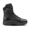 The Condor Brigade 8" Tactical Boots, shown from the side on a plain white background, feature a black design with a rugged sole, reinforced panels, and ankle support.