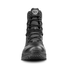 Front view of the Condor Brigade 8" Tactical Boots in black, showing tied laces, rugged sole, and Condor logo on the tongue.