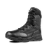 The Condor Brigade 8" Tactical Boots - Zip (Black) feature a rugged sole, reinforced toe, high ankle support, and a branded patch on the tongue. Photographed against a plain white background.