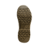 The sole of the Condor Brigade 8" Tactical Boots - Zip (Coyote Brown) features a textured, hexagonal tread and "CONDOR" embossed near the arch, shown against a white background.