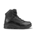 The Condor Brigade 6" Tactical Boots in black feature reinforced ankle support, a textured sole, and hexagonal detailing, displayed in a side profile against a plain white background.